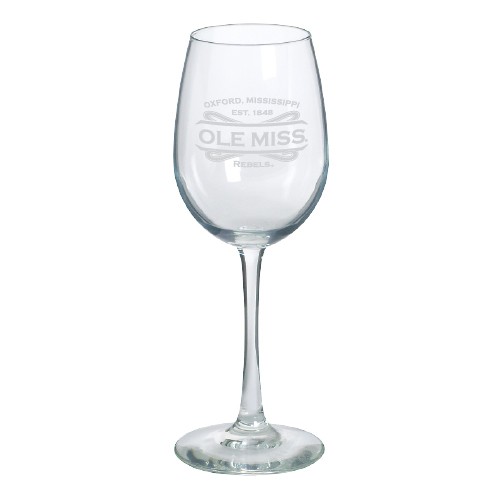 Sandpiper Frosted and Etched 18 oz. Wine Glasses